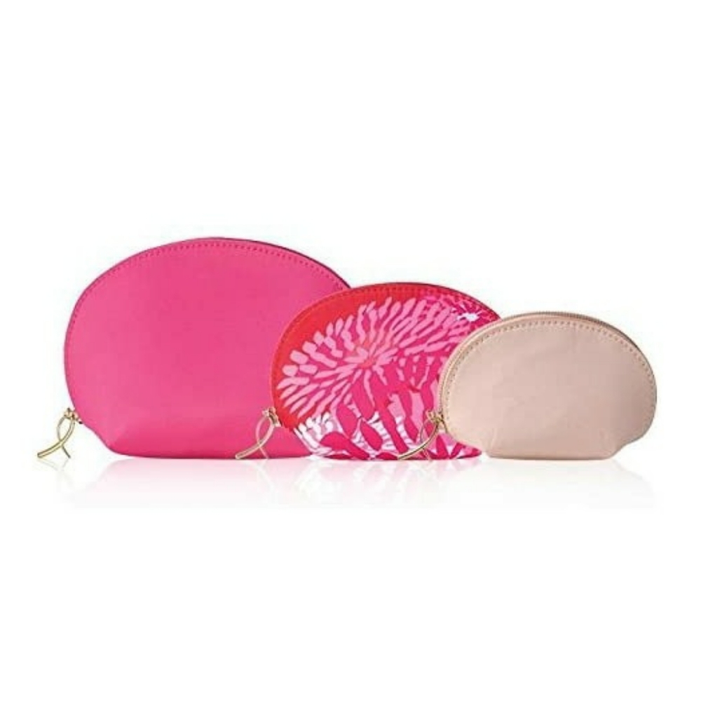NWT Avon Pink Hope Nesting Bags Set Of 3